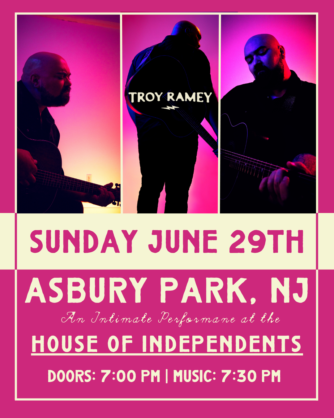 Troy Ramey - Live @ The House of Independents - Asbury Park, NJ