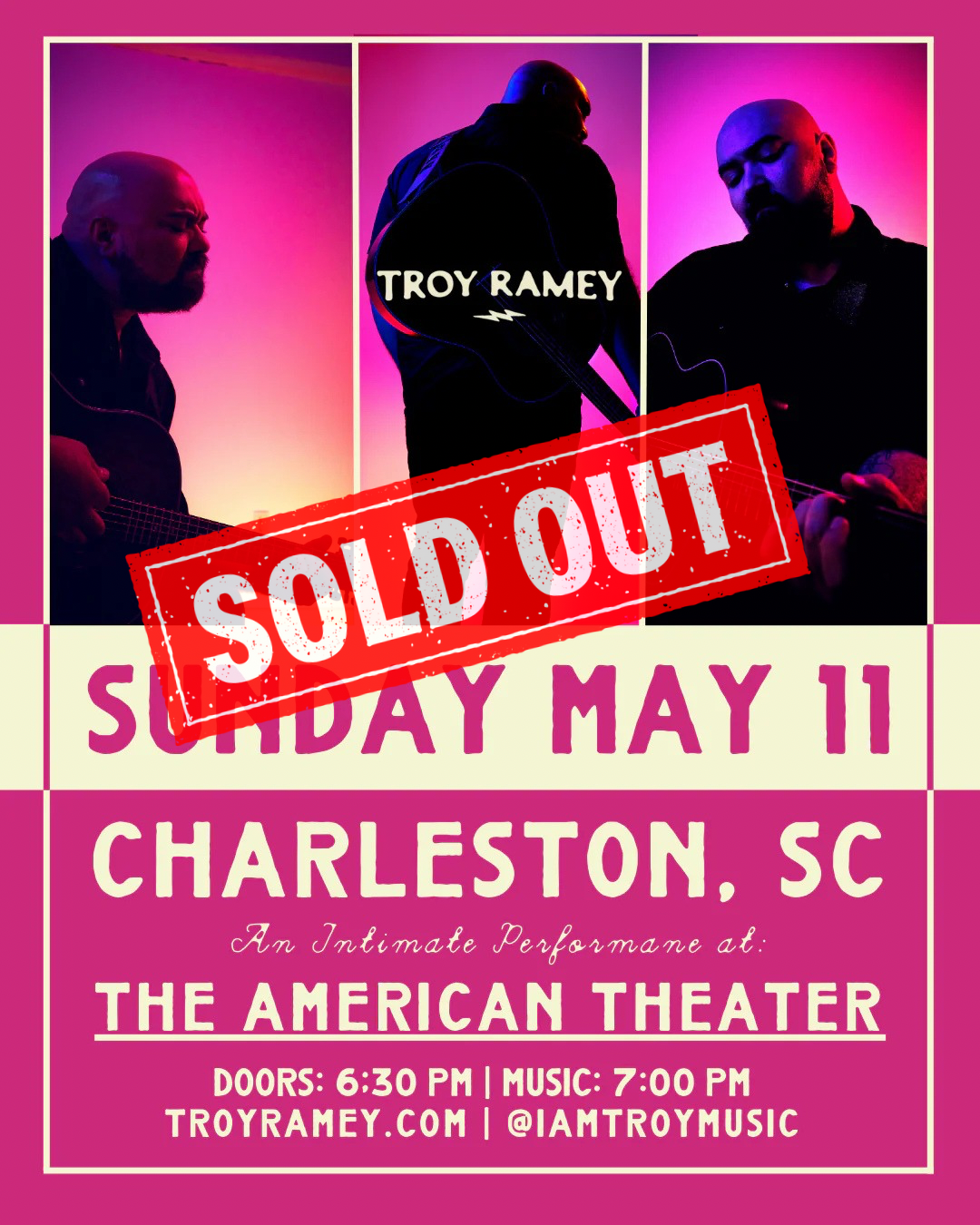 Troy Ramey - Live @ The American Theater - Charleston, SC