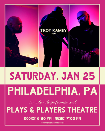 Troy Ramey - Live @ Plays & Players Theatre - Philadelphia, PA