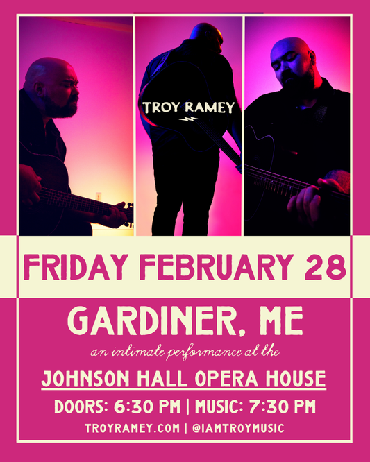 Troy Ramey - Live @ Johnson Hall Opera House - Gardiner Maine