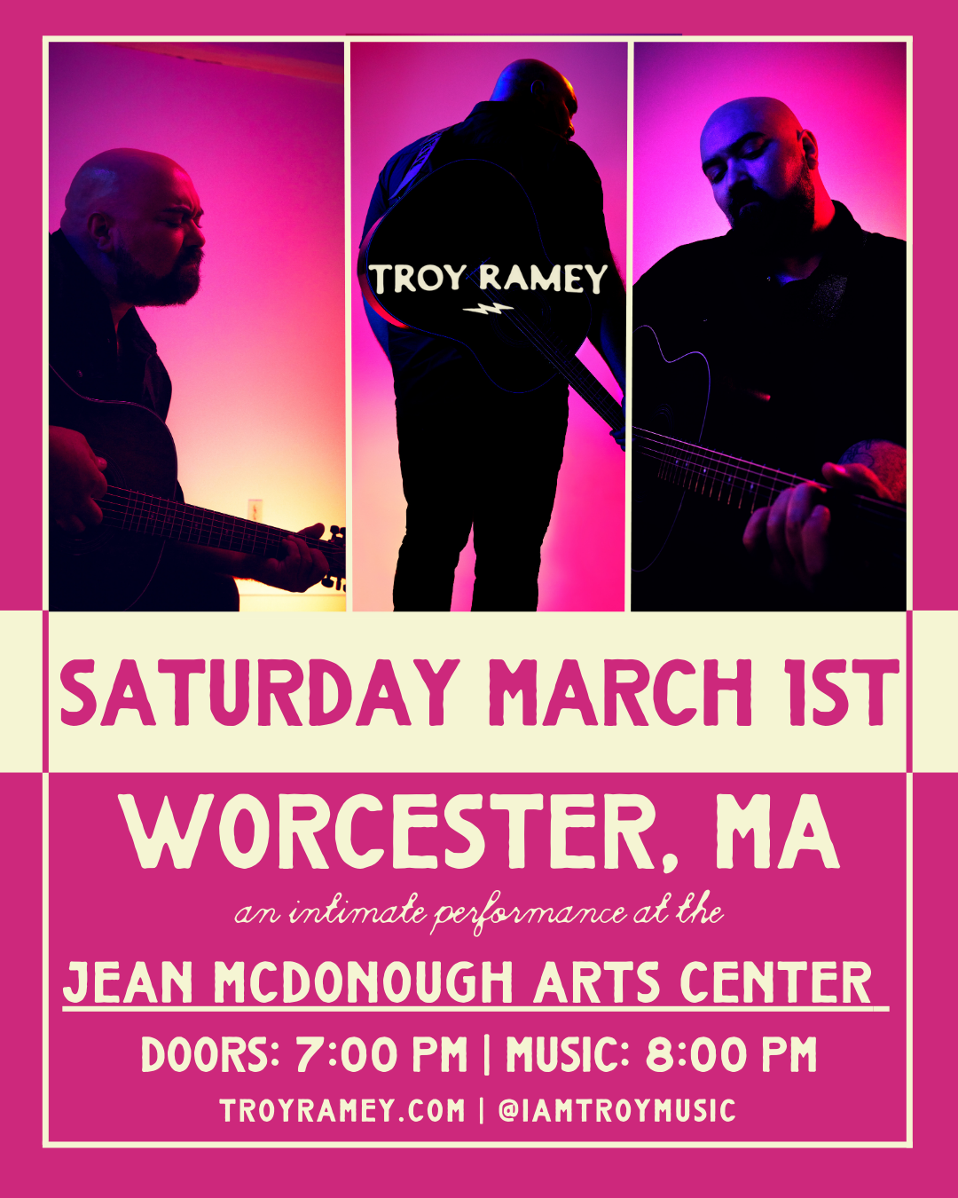 Troy Ramey - Live @ The Jean McDonough Arts Center - Worcester, MA