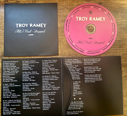 ALL I HAD- STRIPPED - CD